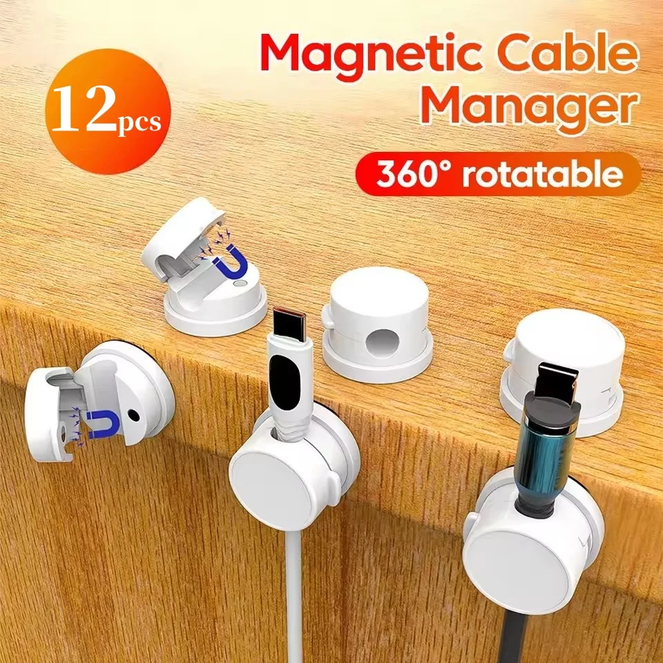Desk Organizer - Organizador de cables con clip magnético