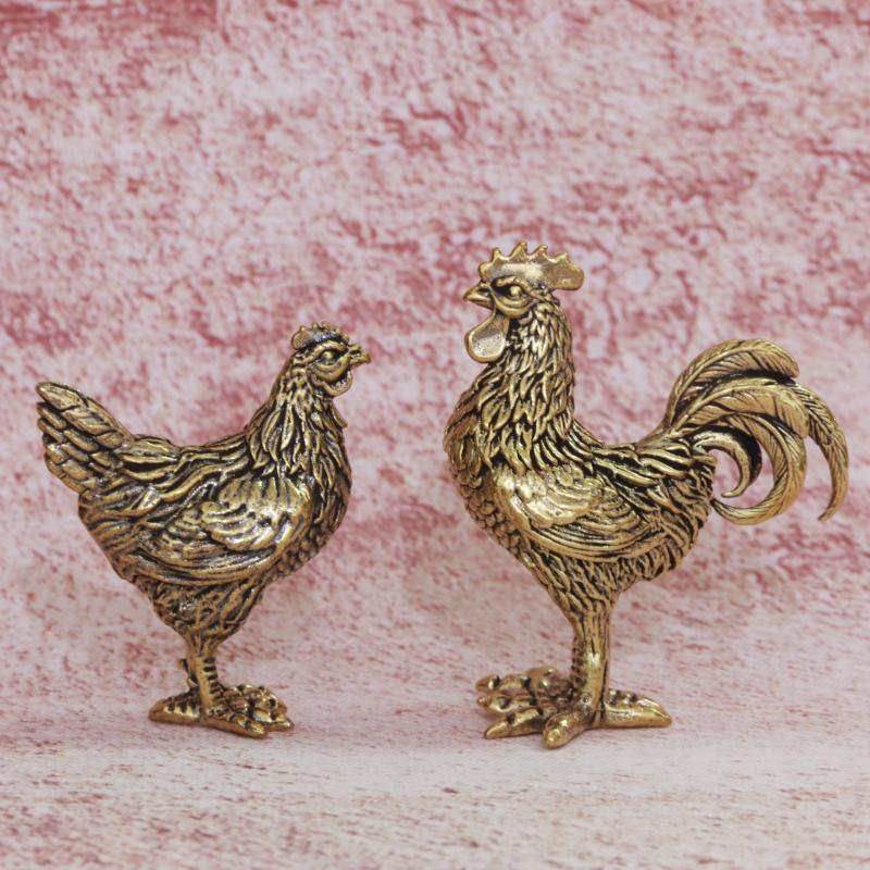 Office Furniture Brands - Figura de Gallo de Aleación con