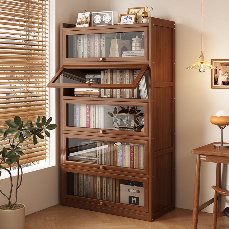 Bookshelf - Librería de bambú multifuncional, estantería de