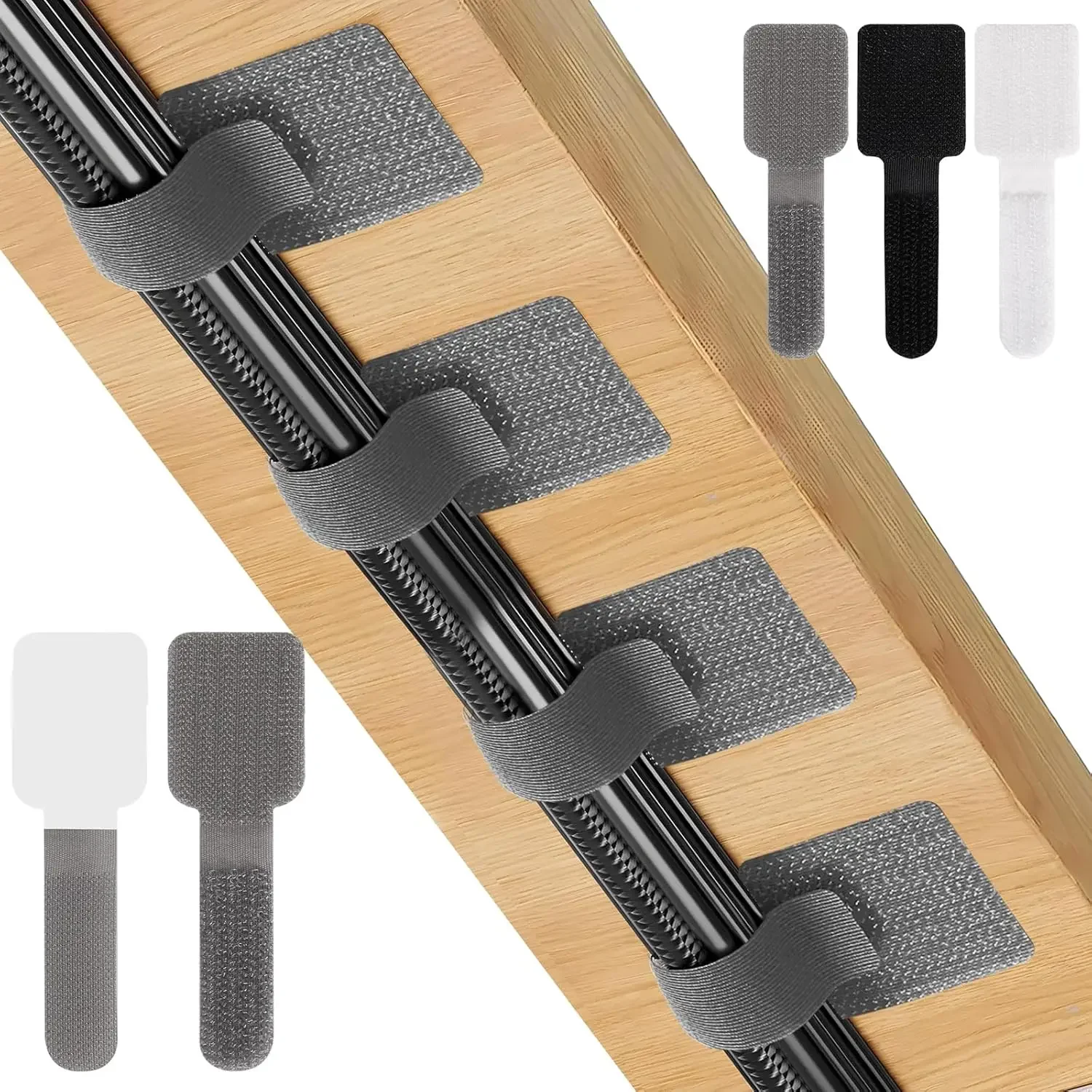 Desk Organizer - Nuevas bridas de cable reutilizables, bridas