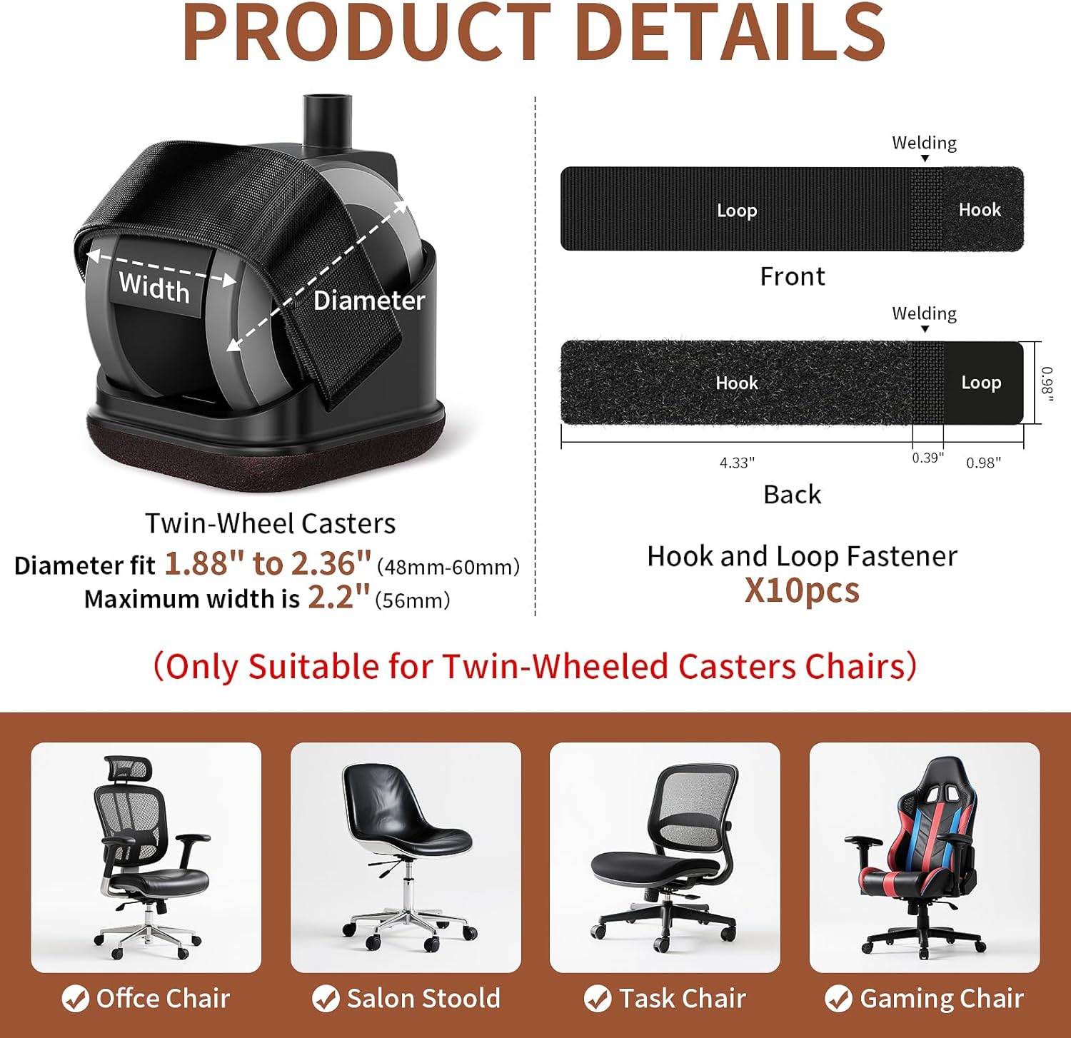 Protectores de patas de silla, - Office Furniture Brands reseña y precio