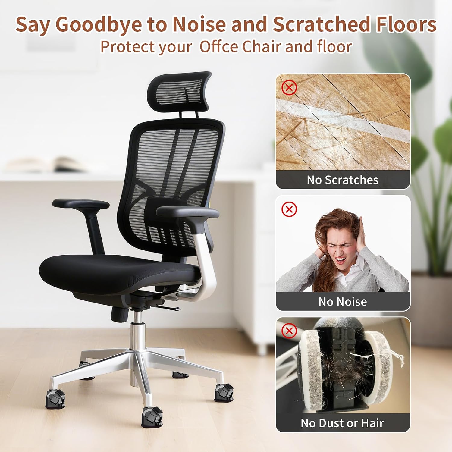 Protectores de patas de silla, - Office Furniture Brands reseña y precio