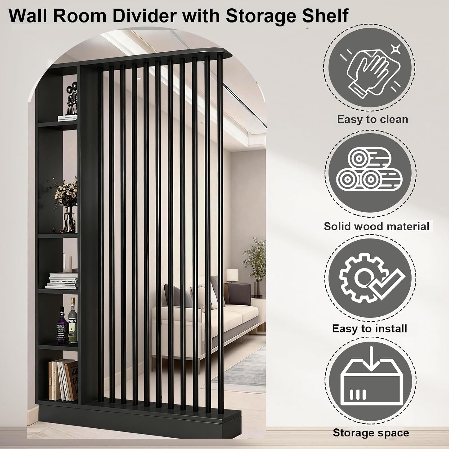 Separador de ambientes de suel - Partition Screen Divider reseña y precio