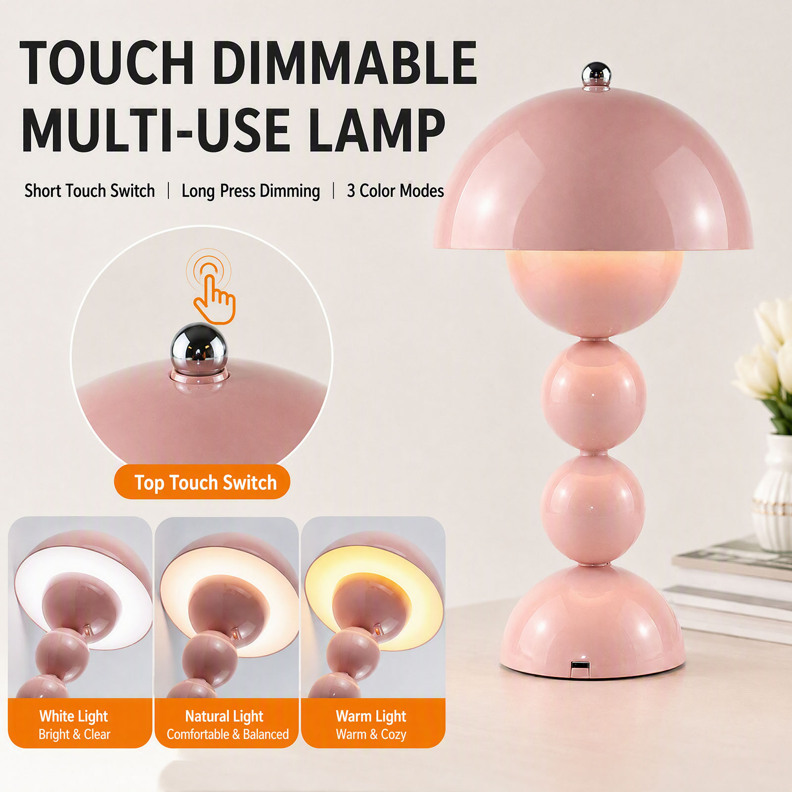 Lámpara de mesa LED con forma  - Desk Lamp reseña y precio