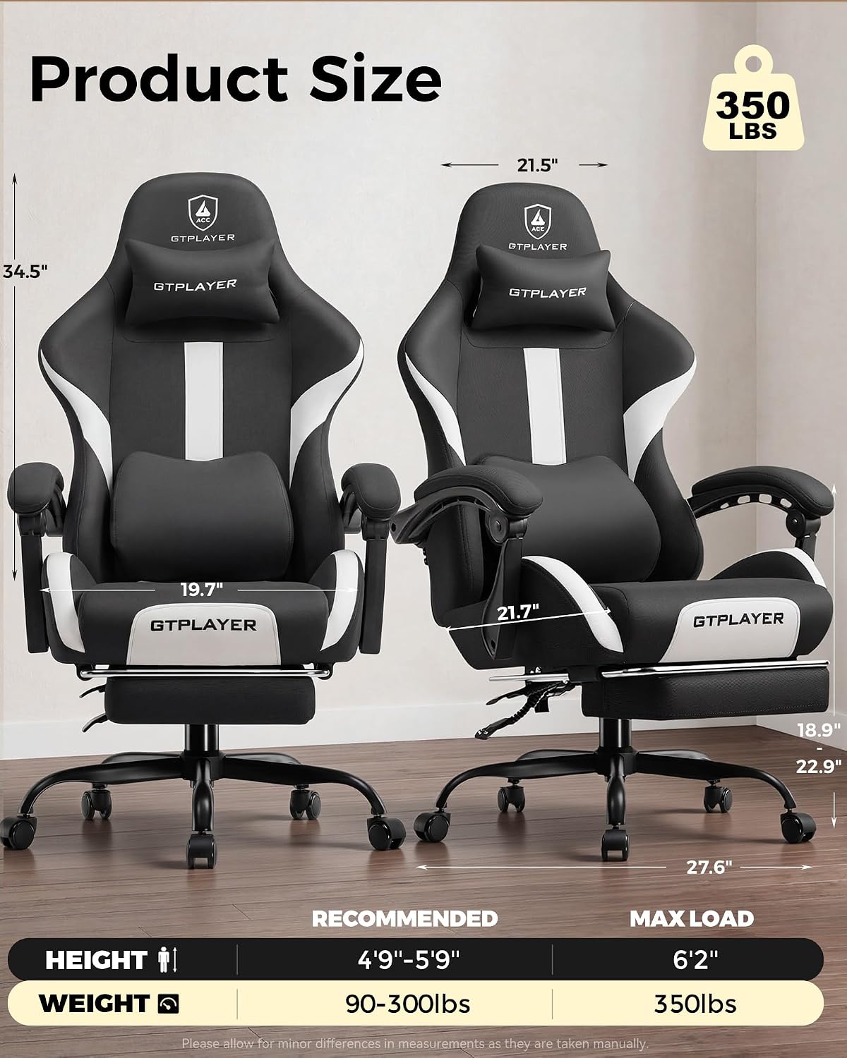 Silla de juego LUCKRACER, de g - Office Chair Cushion reseña y precio