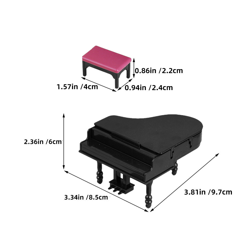 Set de Mini Piano Vertical par - Office Stool reseña y precio